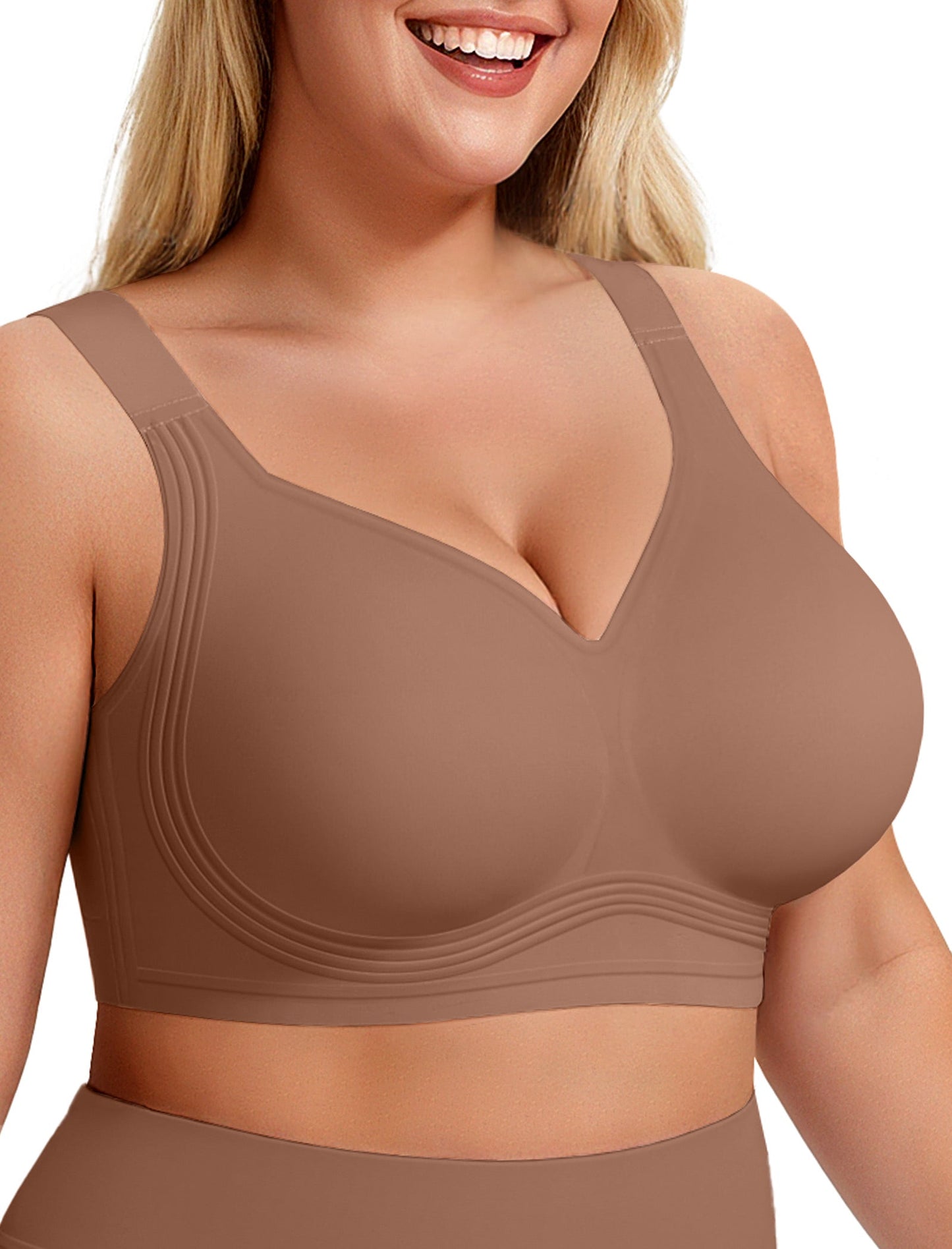 Conturé Full Coverage Supportive Wireless Push Up Bra